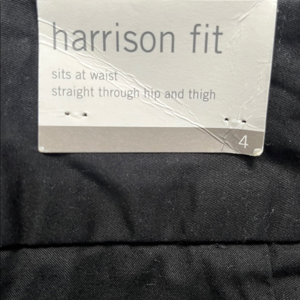 BANANA REPUBLIC Harrison Fit Cropped Stretch Black Pants Size 4 NWT - Picture 8 of 11